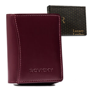 ROVICKY R-RD-34-GCL RFID ādas maks sievietēm