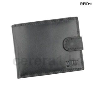Wild 125600-B RFID ādas maks vīriešiem