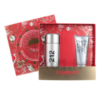 CAROLINA HERRERA 212 MEN NYC 100ml EDT + AFTER SHAVE GEL 100 ml