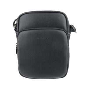 DAVID JONES 694402D black mākslīgās ādas soma vīriešiem - Image 2