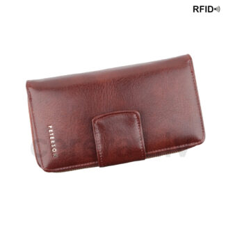 PETERSON PTN 008-HF RFID mākslīgās ādas maks sievietēm